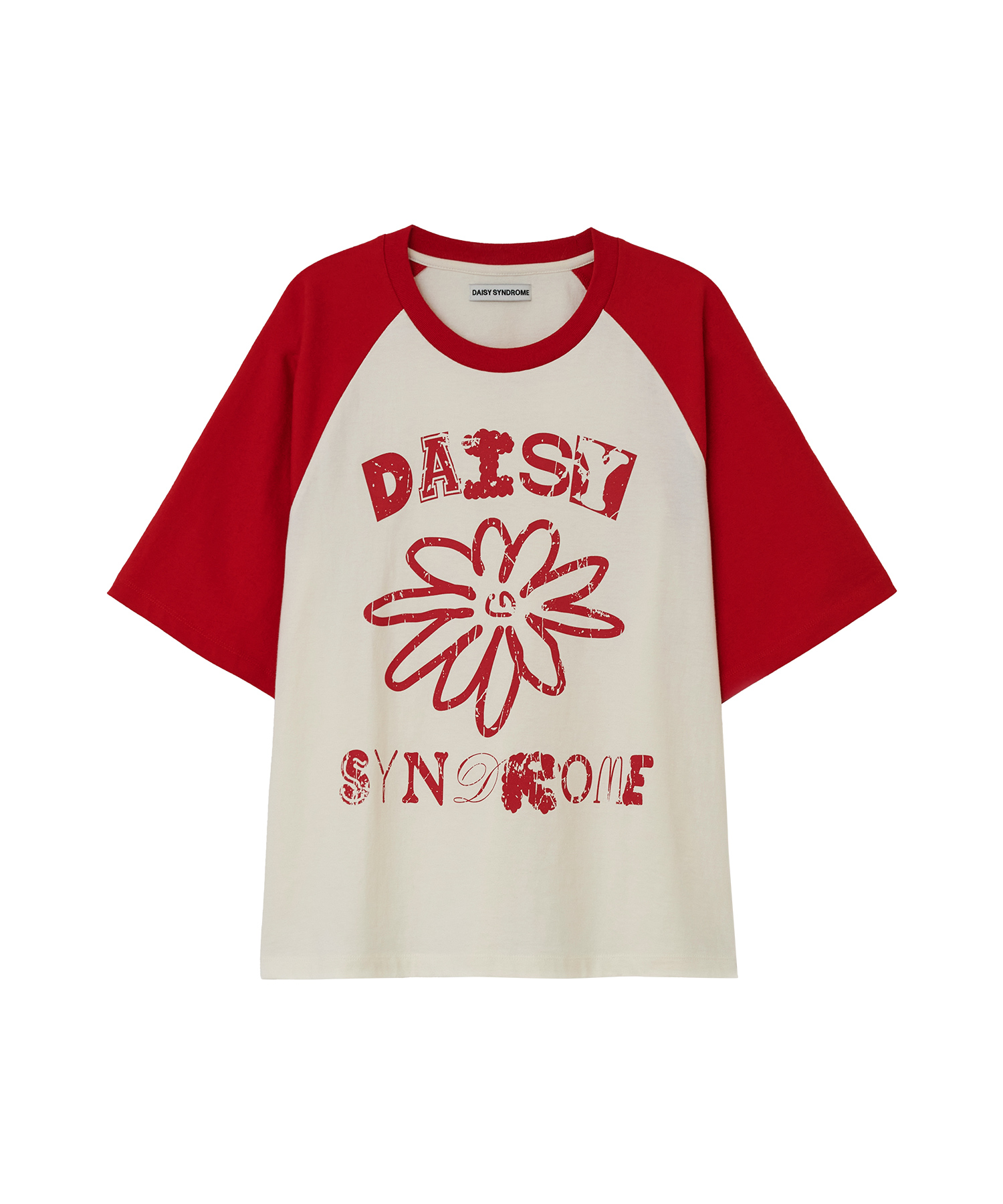 RELAXED RAGLAN T-SHIRTS red